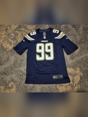 Nike Los Angeles Chargers #99 Navy Football Jersey Mens Size S